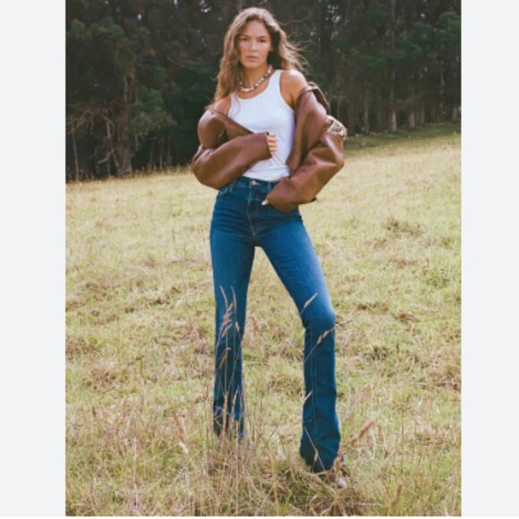 MOTHER High Waisted Runaway Jeans Pants Teaming Up - Picture 1 of 9